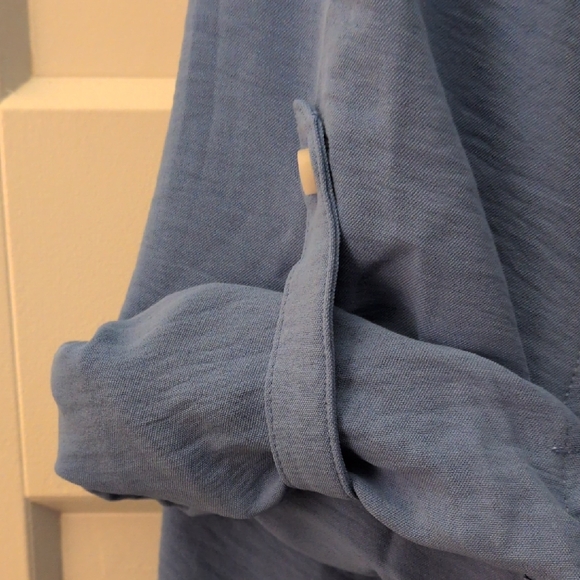 Tommy Hilfiger Blue Button-Up Shirt - Picture 8 of 13